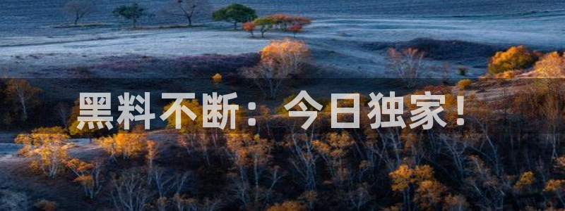 黑料专区:黑料不断:今日独家!